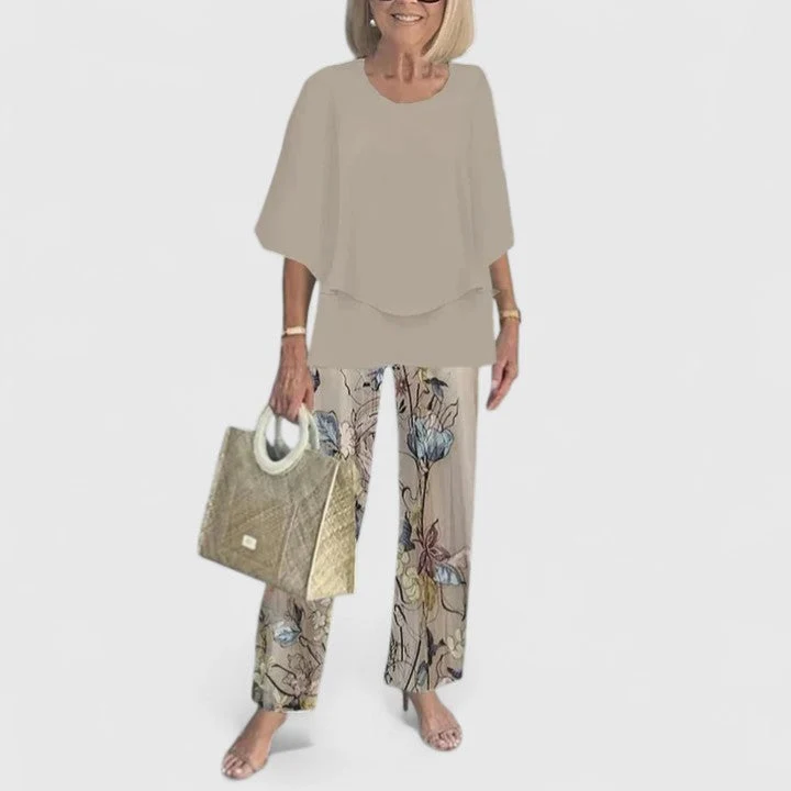 Elegant tvådelat set för kvinnor, casual - Bild 3