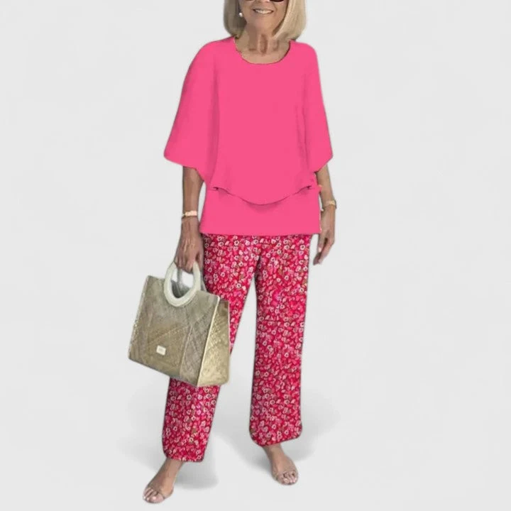 Elegant tvådelat set för kvinnor, casual - Bild 5