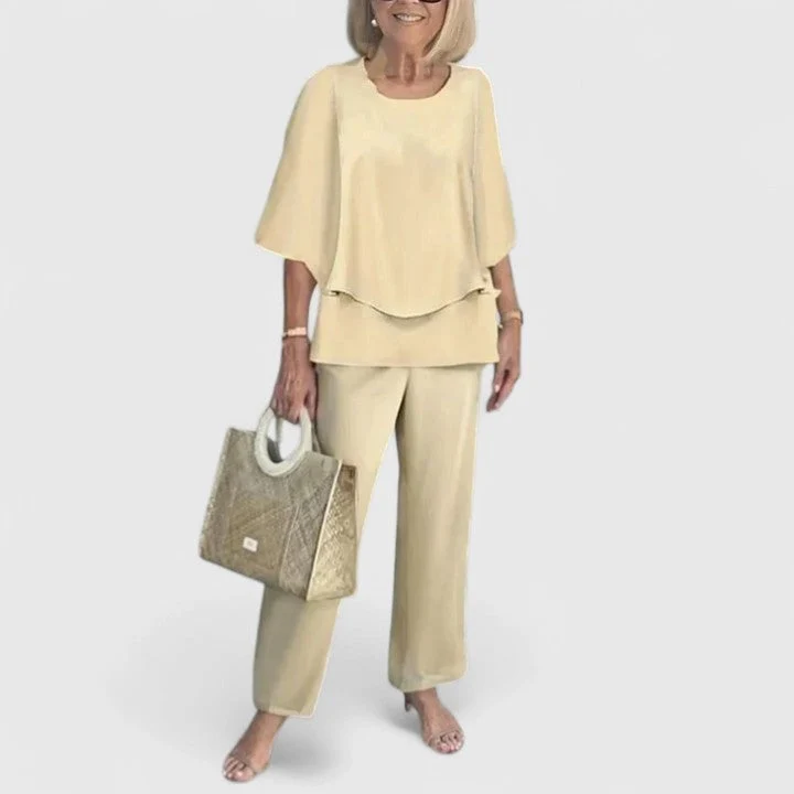 Elegant tvådelat set för kvinnor, casual - Bild 7