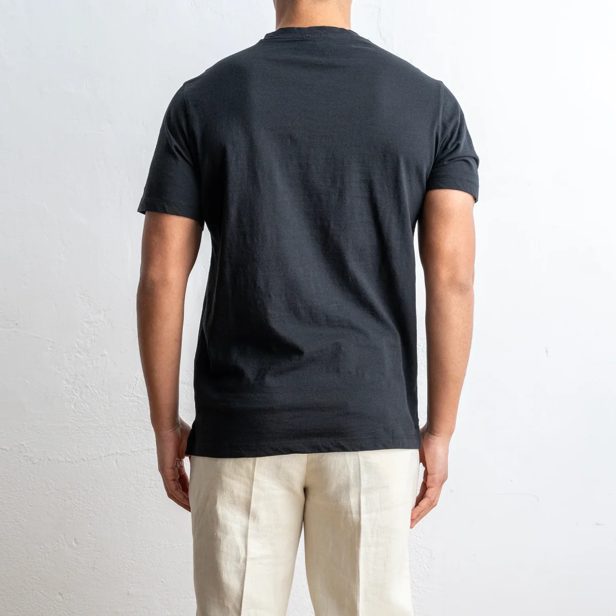 Cotton Slubwash T-shirt Black - Bild 7