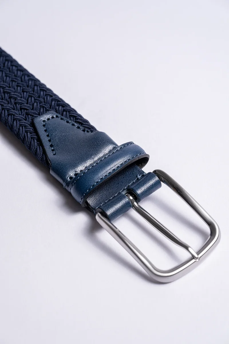 Stretch Woven Belt Navy - Bild 2