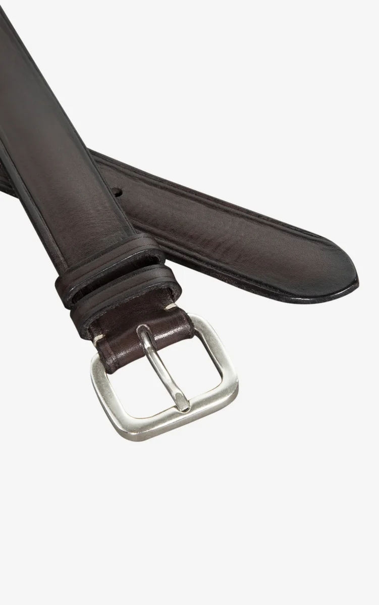 NORVERGIA DECORATED LEATHER BELT Dark Brown - Bild 5