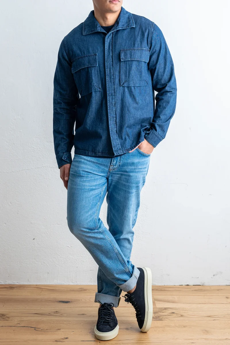 Camicia Capa Medium Denim - Bild 4