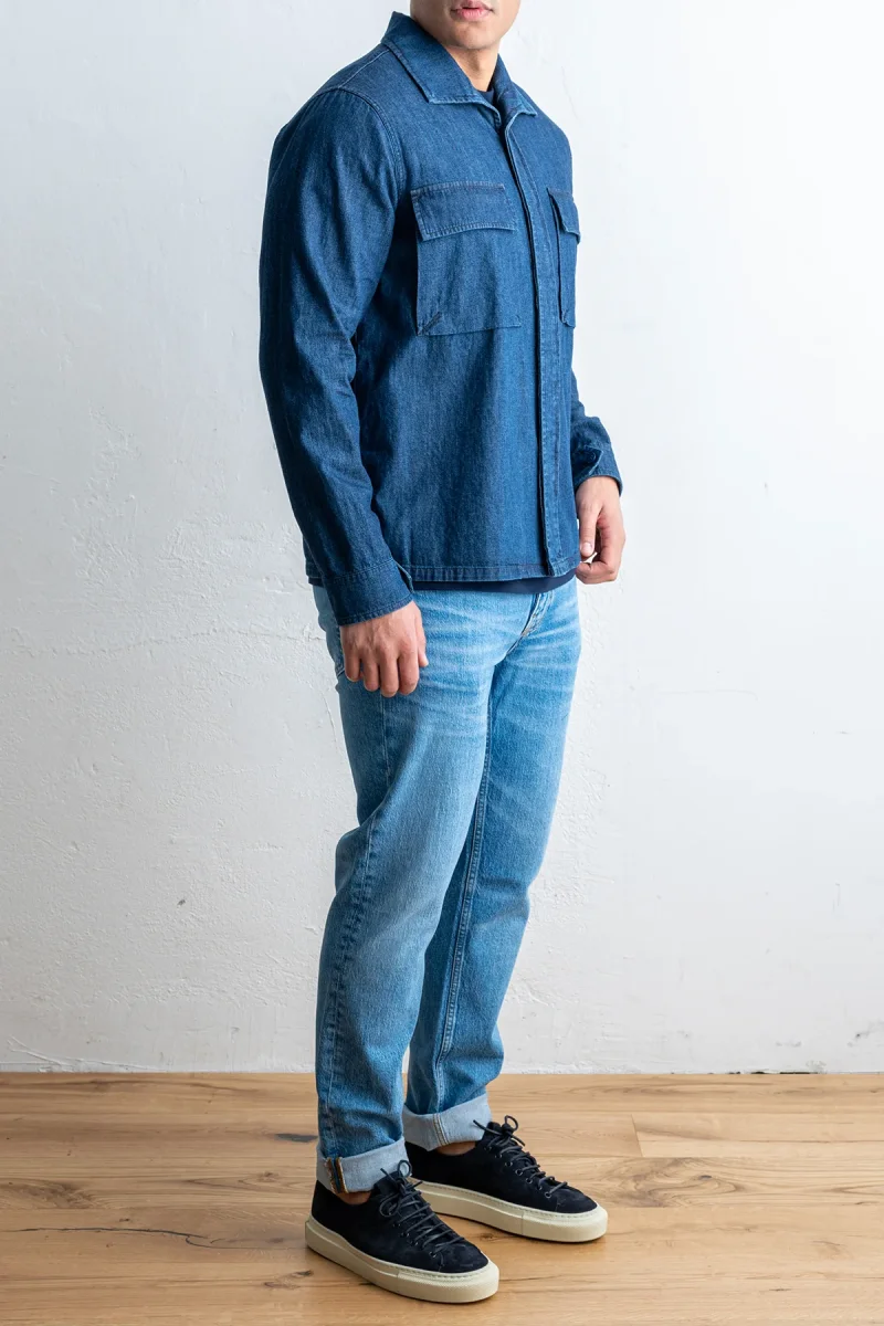 Camicia Capa Medium Denim - Bild 5