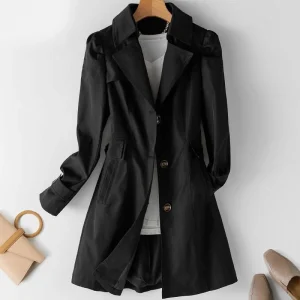 Klassisk trenchcoat för kvinnor