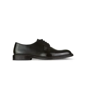 DERBY LEATHER SHOE Dark Green