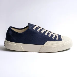 Works Cotton Canvas Sneaker Navy