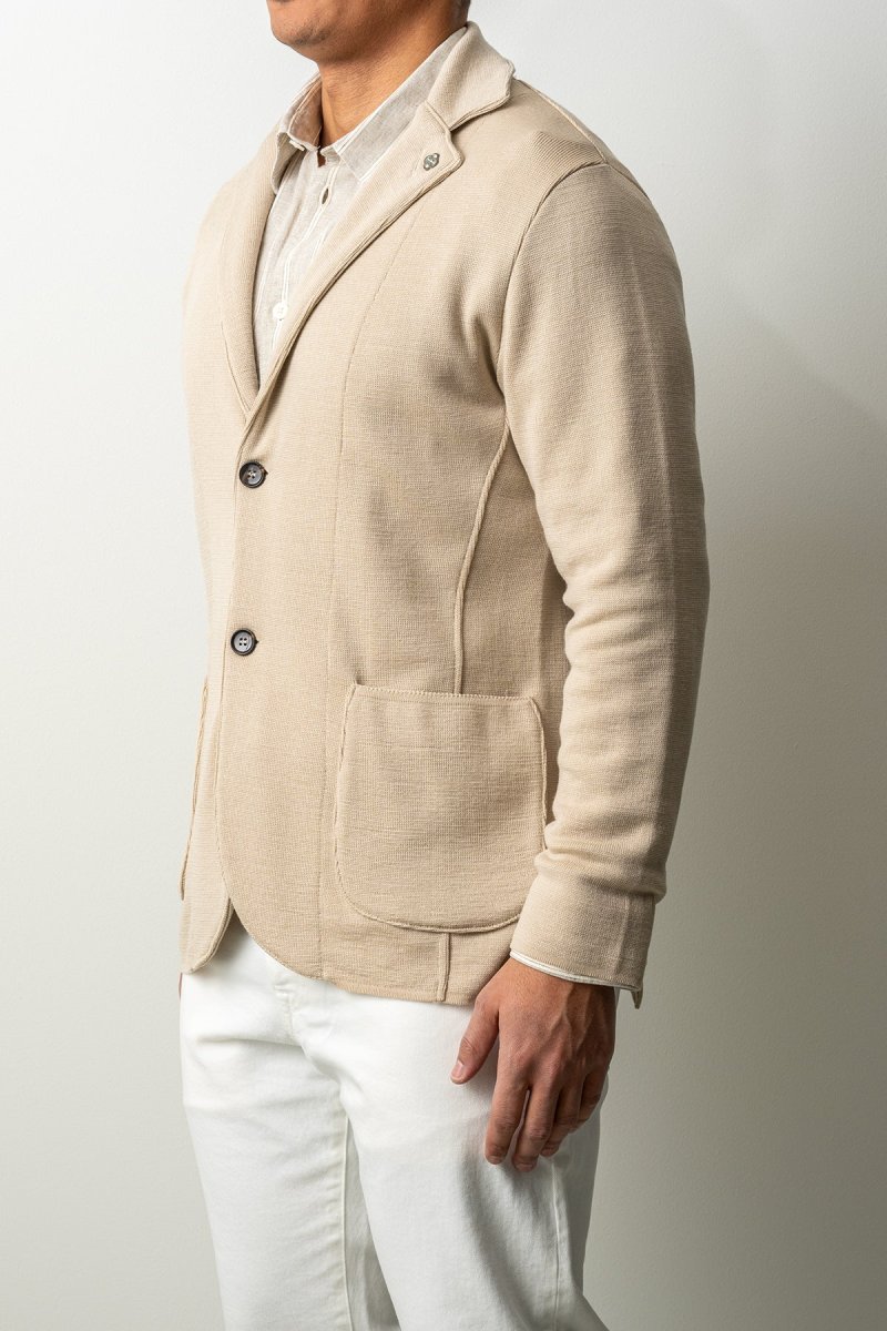 Dwayne Knitted Jacket Beige - Bild 4
