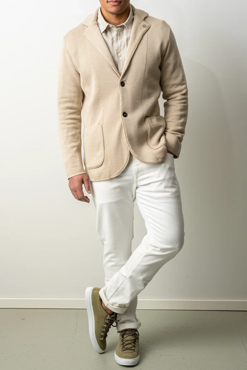 Dwayne Knitted Jacket Beige - Bild 3