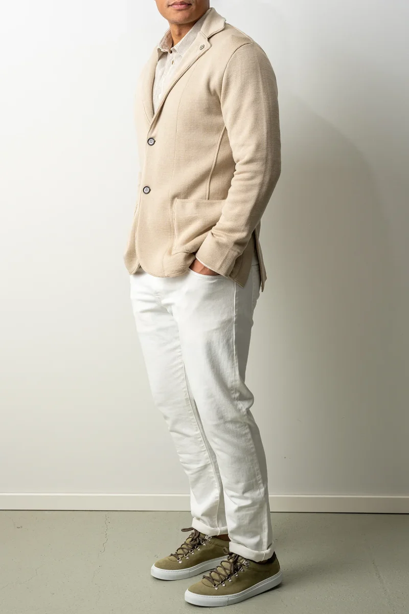 Dwayne Knitted Jacket Beige - Bild 5