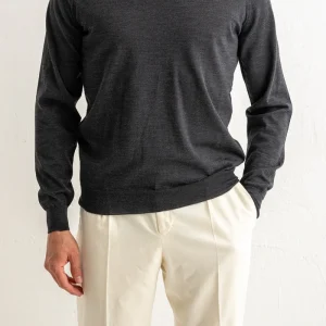 Crewneck Sweater Royal Merino Antracite
