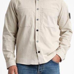 Cotton Micro Corduroy Overshirt SAND