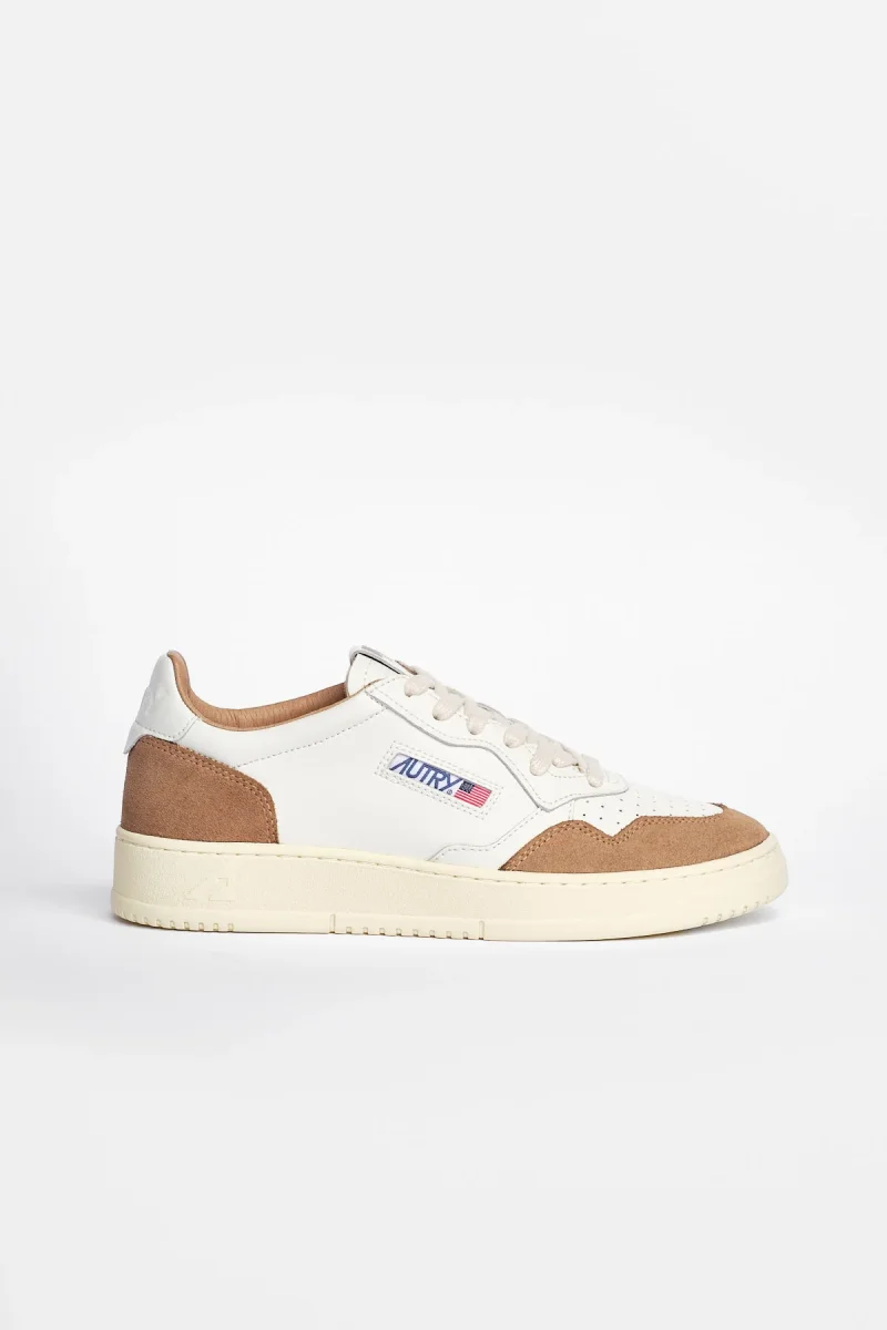 Medalist Low Man Softleather/Suede White/Antilope