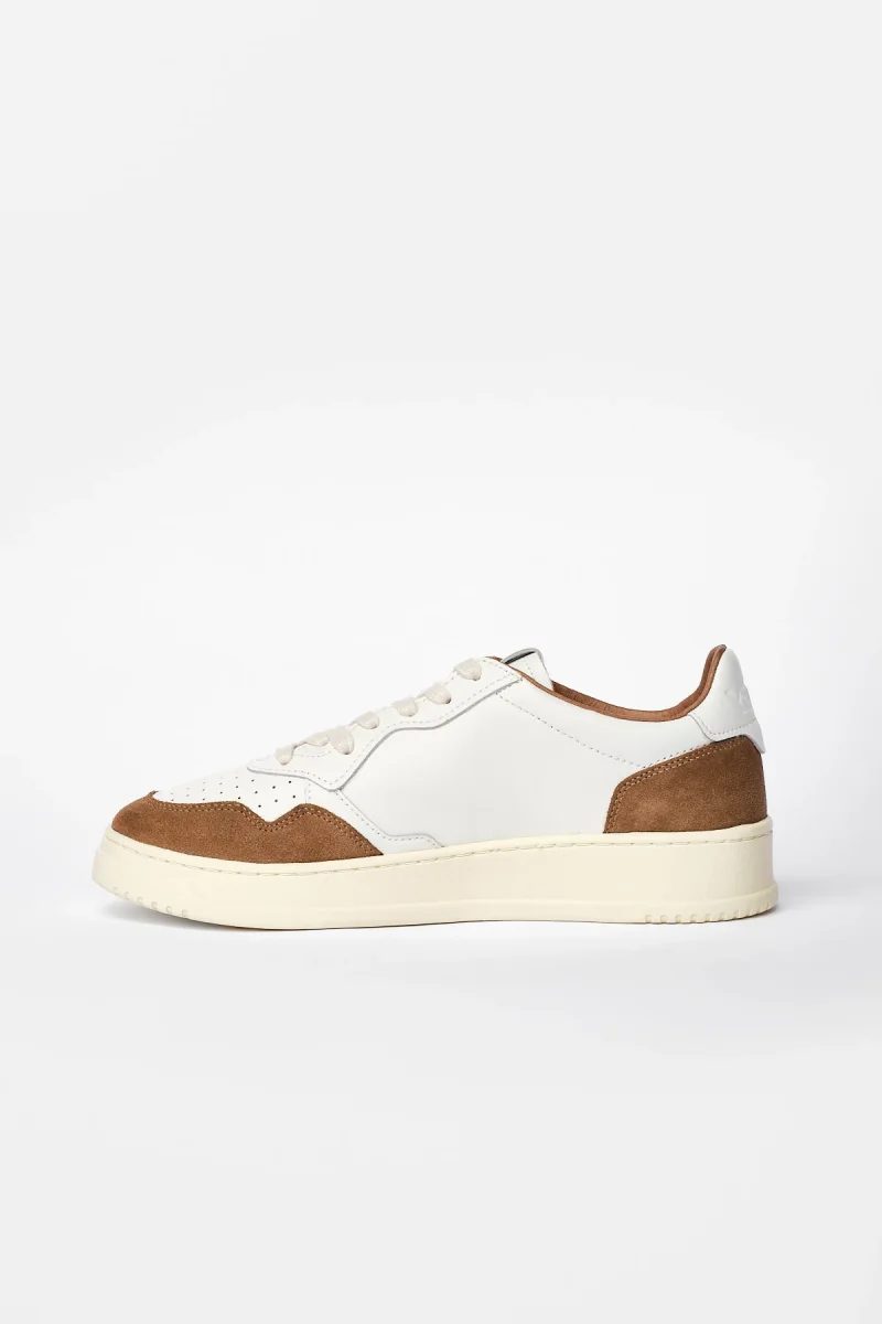Medalist Low Man Softleather/Suede White/Tabacco - Bild 3
