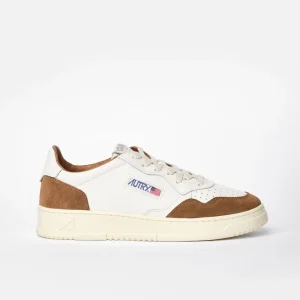 Medalist Low Man Softleather/Suede White/Tabacco