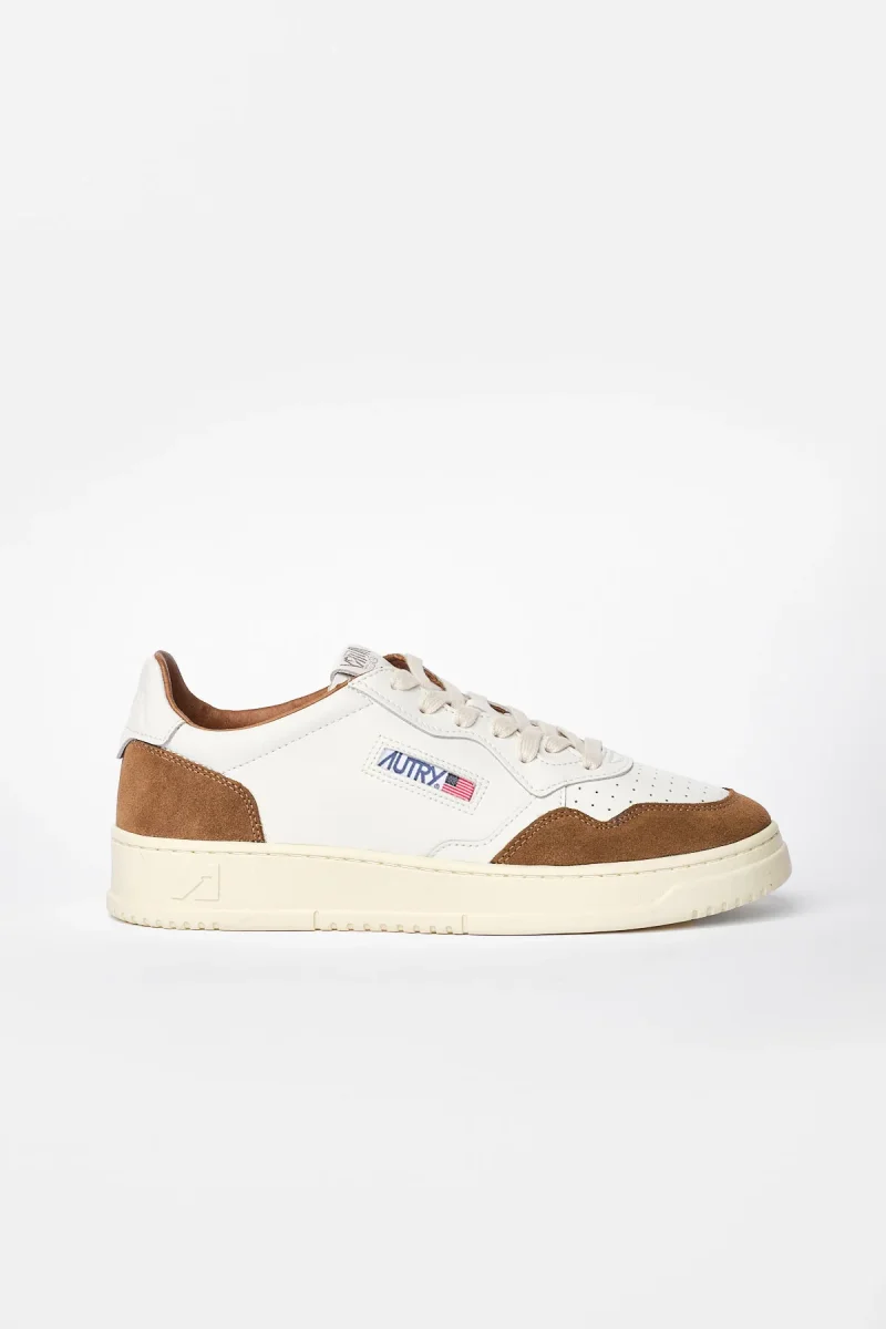 Medalist Low Man Softleather/Suede White/Tabacco - Bild 2