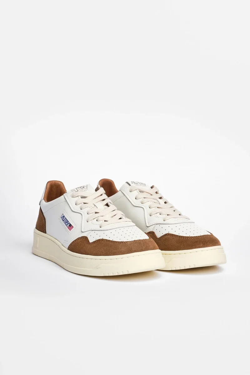Medalist Low Man Softleather/Suede White/Tabacco - Bild 4