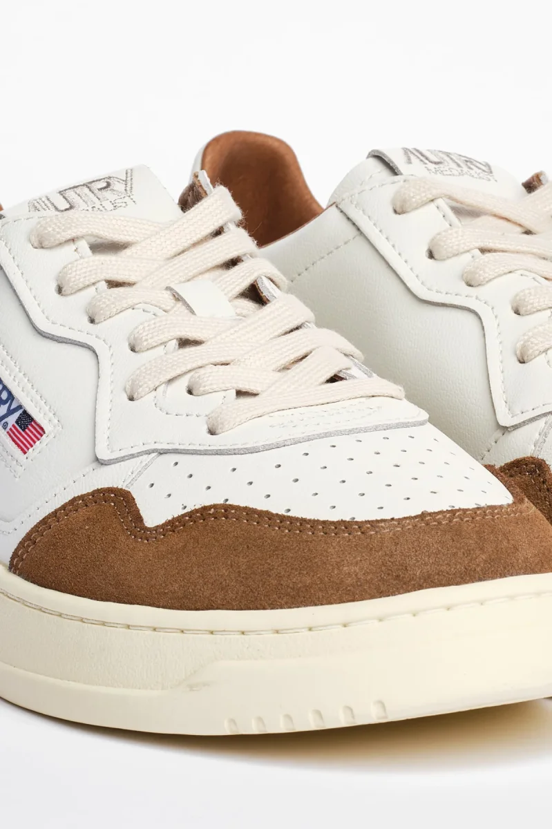 Medalist Low Man Softleather/Suede White/Tabacco - Bild 5
