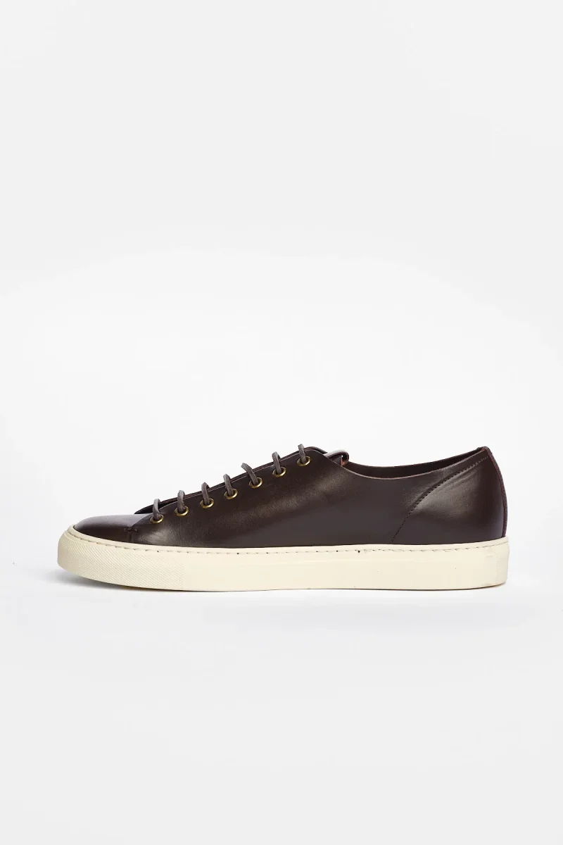 Classic Tanino Leather Sneaker Dark Brown - Bild 3