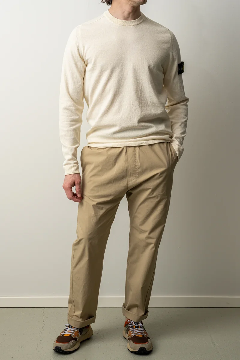 Light Raw Hand Organic Cotton Crewneck 5100062 IVORY - Bild 3