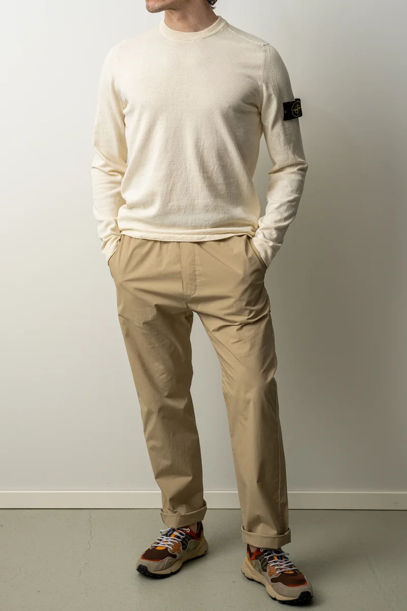 Light Raw Hand Organic Cotton Crewneck 5100062 IVORY - Bild 5