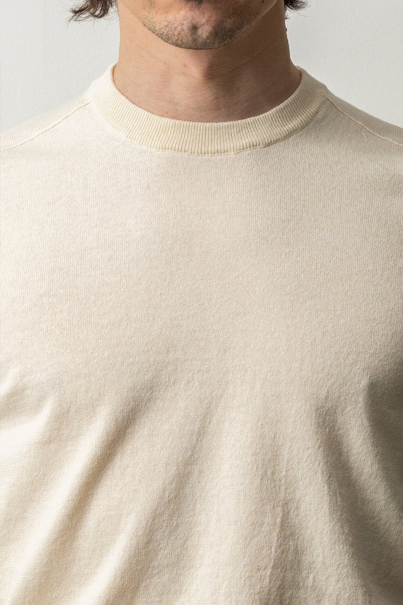 Light Raw Hand Organic Cotton Crewneck 5100062 IVORY - Bild 6