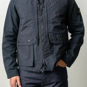 Metal Lamina Ripstop Recycled Poly Vest G100005 Navy Blue