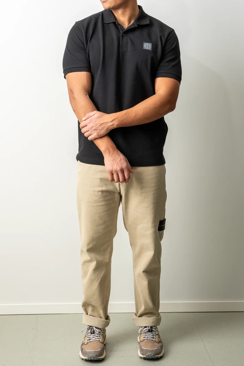 Organic Cotton Piqué SS Polo 2200011 Black - Bild 5
