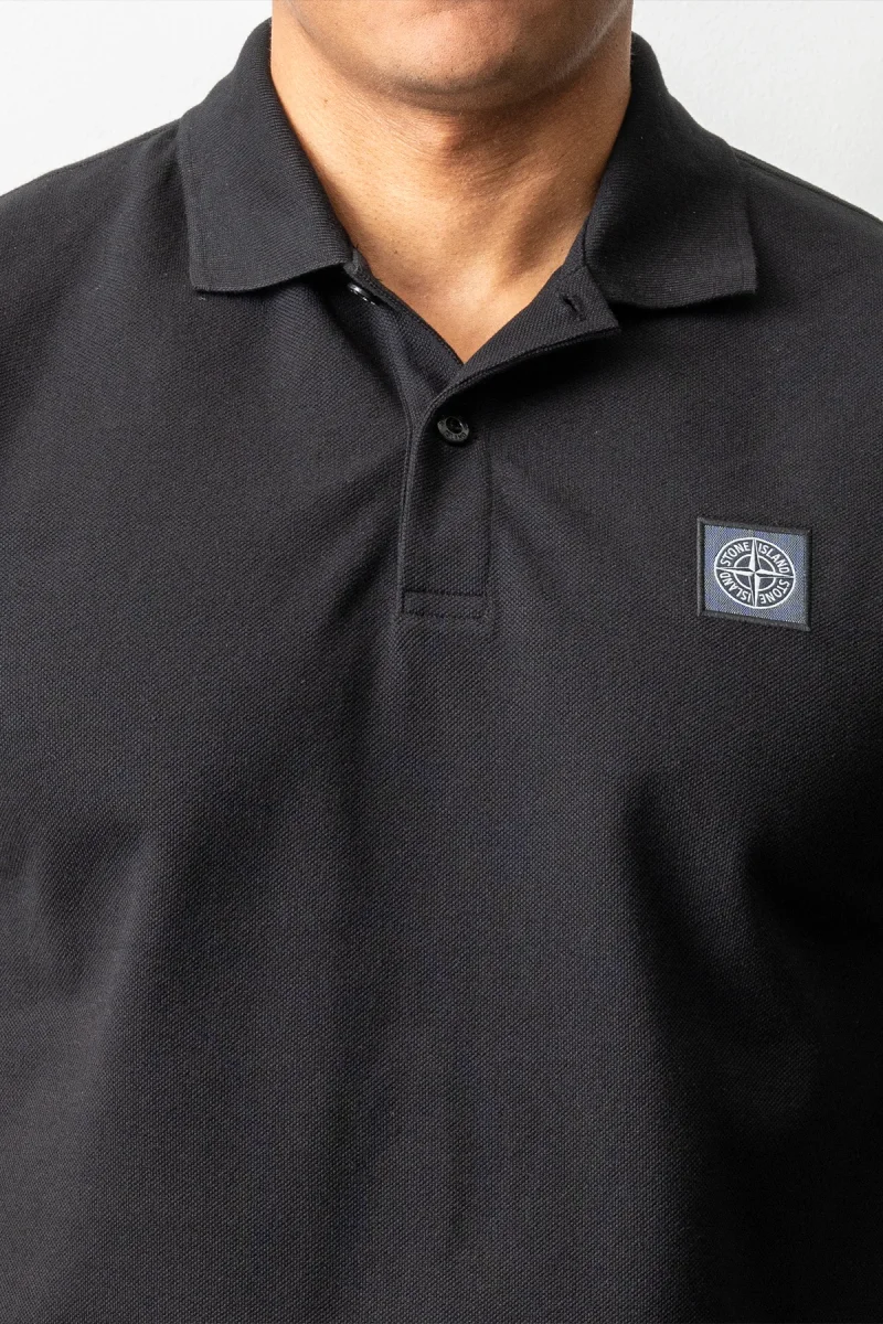 Organic Cotton Piqué SS Polo 2200011 Black - Bild 6