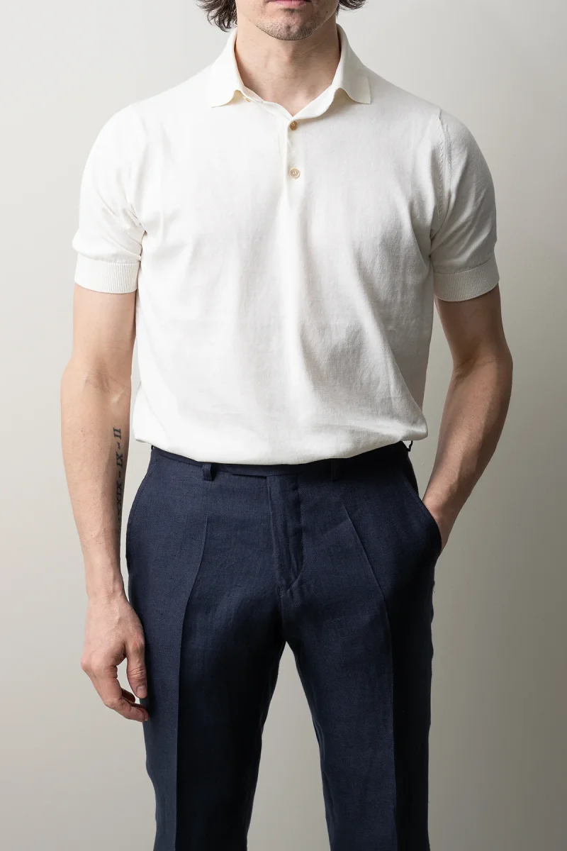 Ryhs Pat Linen Trouser Dark Navy - Bild 5