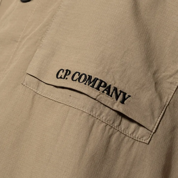 SHORT SLEEVE RIPSTOP SHIRT Beige - Bild 5