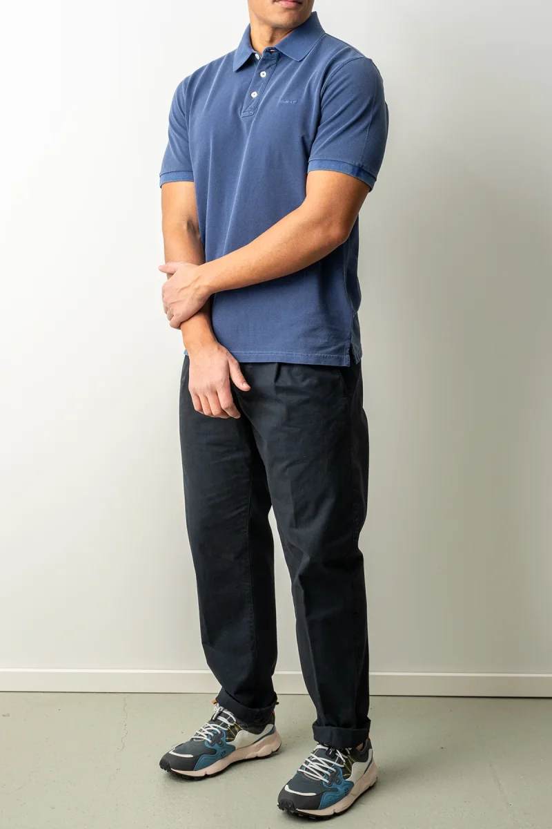 Sunfaded SS Polo Persian Blue - Bild 5