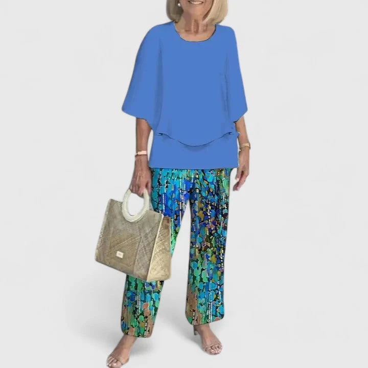 Elegant tvådelat set för kvinnor, casual - Bild 8