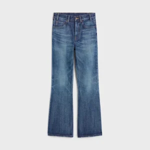 Bootcut-jeans i mörk Union Wash-denim