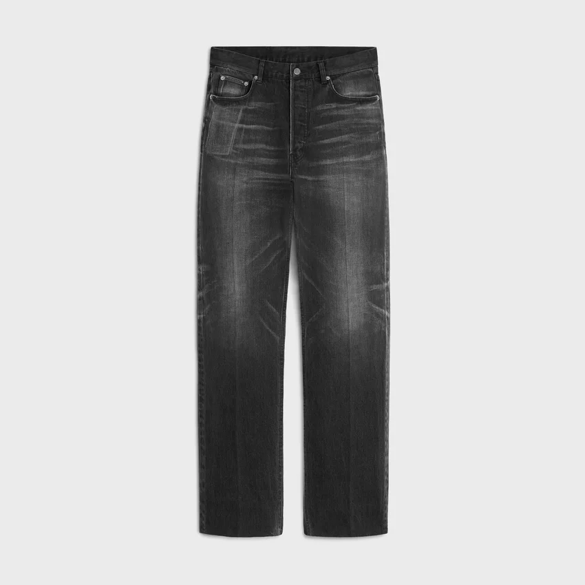 Boyfriend-jeans 001 i bomullsdenim - Bild 2