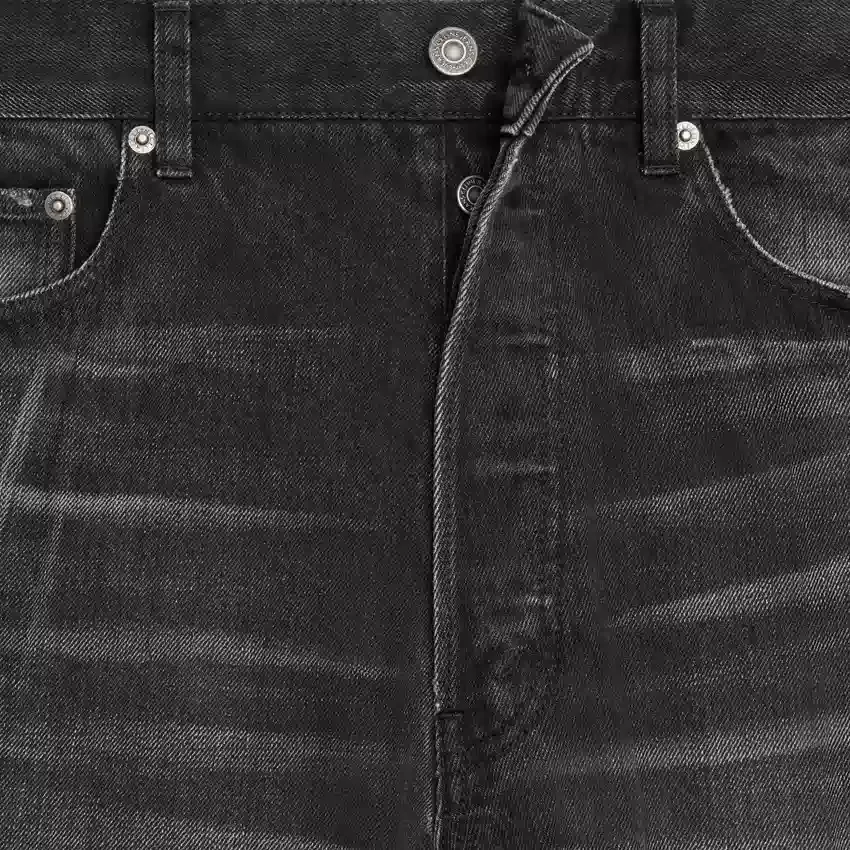Boyfriend-jeans 001 i bomullsdenim - Bild 5