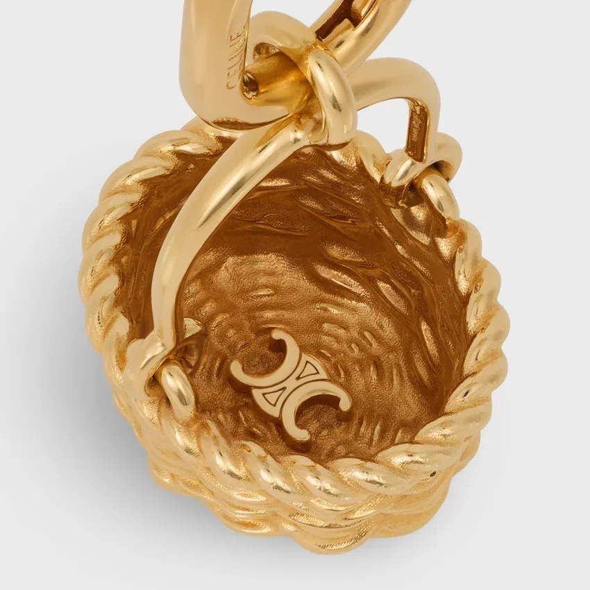 Charms Panier i mässing med guldfinish - Bild 6