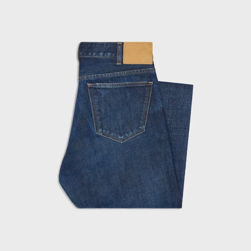 Kurt-jeans i indigo mörk stonewash-denim - Bild 3