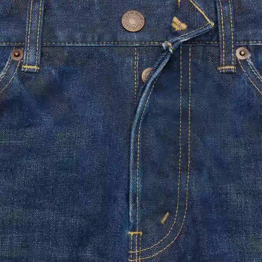 Kurt-jeans i indigo mörk stonewash-denim - Bild 5