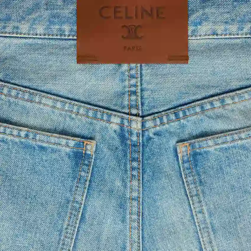 Shorts 001 i bomullsdenim - Bild 4