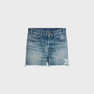 Skateshorts i Electric Sky Wash-denim