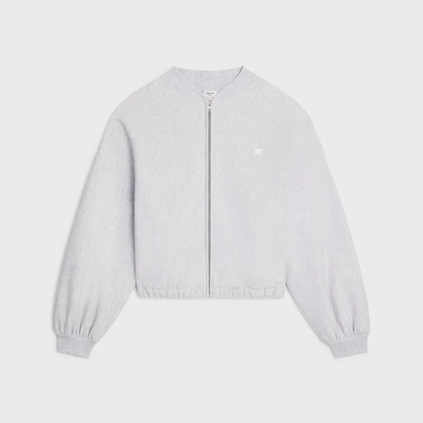 Teddyjacka i bomullsfleece