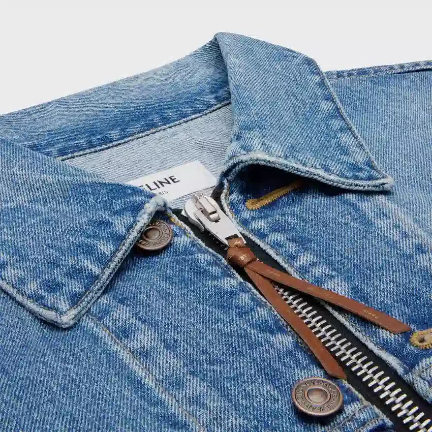 Truckerjacka i denim - Bild 4